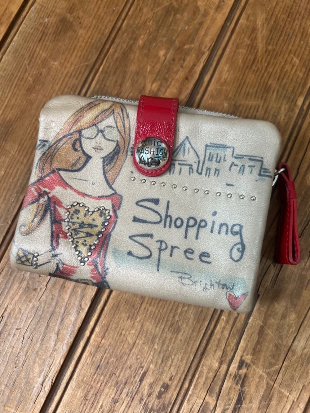 Brighton folded Wallet Chic Fashion Art Collection Shopping Spree